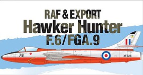 Academy RAF & Export Hawker Hunter F.6/FGA.9 Plastic Model Airplane Kit 1/48 Scale #12312