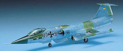Academy German F104G Starfighter Aircraft Plastic Model Airplane Kit 1/72 Scale #12443