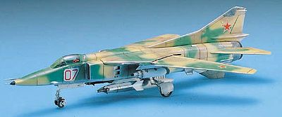 Academy MiG23 Flogger B Fighter Plastic Model Airplane Kit 1/72 Scale #12455