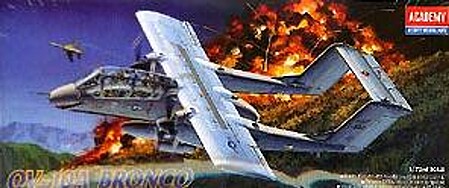 Academy OV-10A Bronco Plastic Model Airplane Kit 1/72 Scale #12463