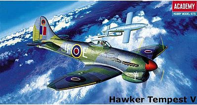 MODEL AIRCRAFT ACADEMY HAWKER TEMPEST V 1:72 SCALE NEW 