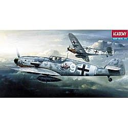 Academy Bf109G6 Fighter Plastic Model Airplane Kit 1/72 Scale #12467