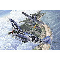 P-47D/FW190A-8 70th Anniversary Normandy Plastic Model Airplane Kit 1/72 Scale #12513