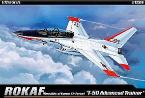 Academy ROKAF T50 Advanced Trainer Aircraft Plastic Model Airplane Kit 1/72 Scale #12519