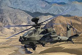 Academy AH-64D British Army Afghanistan Plastic Model Helicopter Kit 1/72 Scale #12537