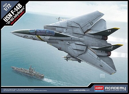 Academy F-14B VF-103 Jolly Rogers Plastic Model Airplane 1/72 Scale #12578