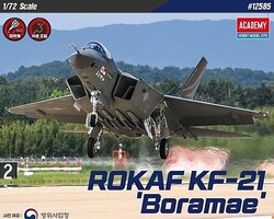 Academy ROKAF KF-21 Boramae Plastic Model Airplane Kit 1/72 Scale