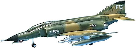 Academy F4E Phantom II Fighter Plastic Model Airplane Kit 1/144 Scale #12605