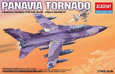 Academy Panavia 200 Tornado Fighter Plastic Model Airplane Kit 1/144 Scale #12607