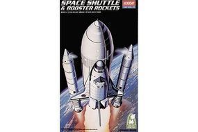 Academy Space Shuttle w/Booster Plastic Model Space Shuttle Kit 1/288 Scale #12707
