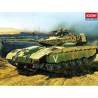 Academy Merkava Battle Tank with Motor Motorized Plastic Model Vehicle Kit 1/48 Scale #1301 Academy Merkava Battle Tank with Motor Motorized Plastic Model Vehicle Kit 1/48 Scale #1301