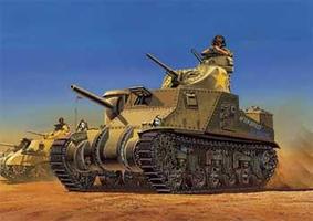 US M3 Lee Bolted Hull Tank (Re-Issue) Plastic Model Military Vehicle Kit 1/35 #13206