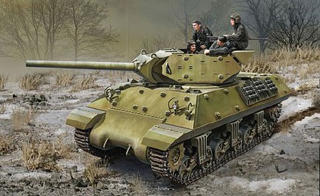 Academy USSR M10 Lend-Lease Tank Destroyer Plastic Model Tank Kit 1/35 Scale #13521