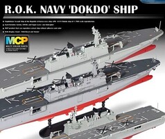 Academy ROK Navy DOKDO (LPH 6111) Plastic Model Military Ship #14216