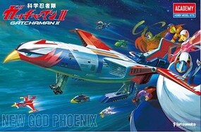 Academy New God Phoenix Gatchaman II w/led Science Fiction Plastic Model Kit #15776