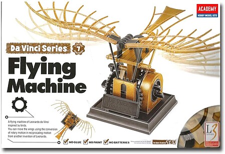 leonardo da vinci flying machine model kit