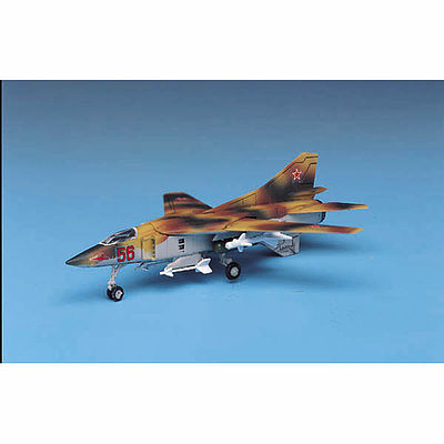 Academy Mig23 Flogger Fighter Plastic Model Airplane Kit 1/144 Scale #4440