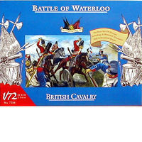 Accurate-Figures British Cavalry Waterloo Plastic Model Military Figure 1/72 Scale #7210