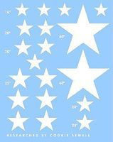 Archer Stars for Shermans (White) Plastic Model Vehicle Stencil 1/35 Scale #35022w Archer Stars for Shermans (White) Plastic Model Vehicle Stencil 1/35 Scale #35022w