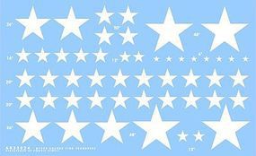 Archer US Stars for M8/M7, M10/M12, DUKW/GPA (W) Plastic Model Vehicle Stencil 1/35 Scale #35024w Archer US Stars for M8/M7, M10/M12, DUKW/GPA (W) Plastic Model Vehicle Stencil 1/35 Scale #35024w
