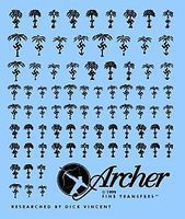Archer German Afrika Korps Insignias (Black) Plastic Model Vehicle Decal 1/35 Scale #35026b Archer German Afrika Korps Insignias (Black) Plastic Model Vehicle Decal 1/35 Scale #35026b