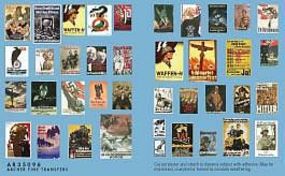 Archer German Propaganda Posters #1 Plastic Model Vehicle Stencil 1/35 Scale #35096 Archer German Propaganda Posters #1 Plastic Model Vehicle Stencil 1/35 Scale #35096