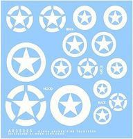 Archer M2/M3 Halftrack Stars (White) Plastic Model Vehicle Stencil 1/35 Scale #35225w Archer M2/M3 Halftrack Stars (White) Plastic Model Vehicle Stencil 1/35 Scale #35225w