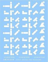 Archer US 1st Armored Division in Tunisia Geometric Unit Markings Plastic Model Decal 1/35 #35258w Archer US 1st Armored Division in Tunisia Geometric Unit Markings Plastic Model Decal 1/35 #35258w