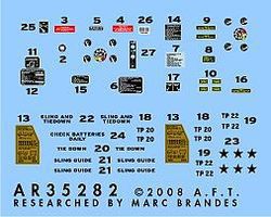 Archer Humvee Instruments & Placards for TAM Plastic Model Vehicle Stencil 1/35 Scale #35282 Archer Humvee Instruments & Placards for TAM Plastic Model Vehicle Stencil 1/35 Scale #35282