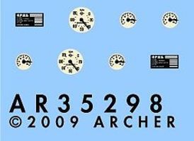 Opel Blitz Instruments & Placards for ITA Plastic Model Vehicle Decal 1/35 #35298