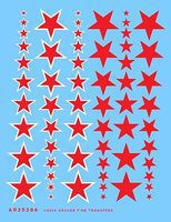 Archer Red Stars/Insignias Plastic Model Stencil 1/35 Scale #35386 Archer Red Stars/Insignias Plastic Model Stencil 1/35 Scale #35386