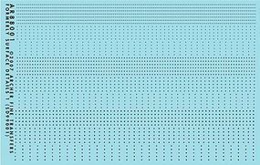 Archer Surface Details- Assorted Small Rivets Plastic Model Vehicle Stencil No Scale #88001 Archer Surface Details- Assorted Small Rivets Plastic Model Vehicle Stencil No Scale #88001