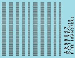 Archer Surface Details Railroad Louver Mix N Scale Model Railroad Stencil #88057 Archer Surface Details Railroad Louver Mix N Scale Model Railroad Stencil #88057