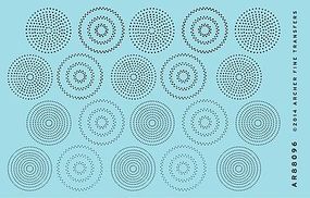 Archer Surface Details Rivets in Circular Patterns (Various Scales) Model Railroad Decal #88096 Archer Surface Details Rivets in Circular Patterns (Various Scales) Model Railroad Decal #88096
