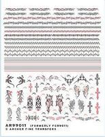 Archer Celtic/Tribal Tattoos & Bands Plastic Model Stencil 1/12 Scale #99011 Archer Celtic/Tribal Tattoos & Bands Plastic Model Stencil 1/12 Scale #99011