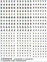 Archer Anime Eyes Small Plastic Model Decal 1/12 Scale #99015 Archer Anime Eyes Small Plastic Model Decal 1/12 Scale #99015