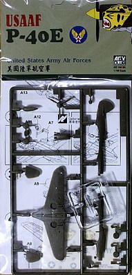 AFVClub P40E Fighter Plastic Model Airplane Kit 1/144 Scale #144s04