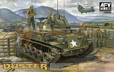 AFVClub M42A1 Duster Late Tank Plastic Model Tank Kit 1/35 Scale #35042