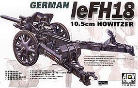 AFVClub German FH18 10.5cm Howitzer Gun Plastic Model Military Diorama 1/35 Scale #35050 AFVClub German FH18 10.5cm Howitzer Gun Plastic Model Military Diorama 1/35 Scale #35050