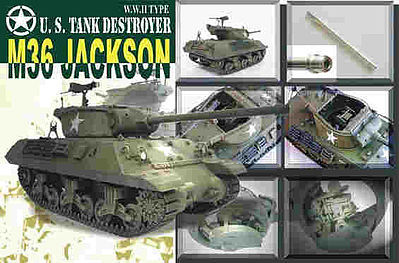 AFVClub US M36 Jackson Tank Destroyer Plastic Model Tank Kit 1/35 Scale #35058