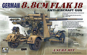 AFVClub German 8.8cm Flak 18 Anti-Aircraft Gun Plastic Model Artillery Kit 1/35 Scale #35088