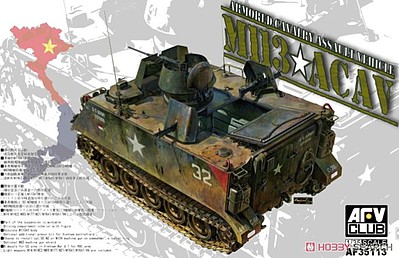 AFVClub M113 Armored Cavalry Assault Vehicle Plastic Model Military Vehicle Kit 1/35 Scale #35113