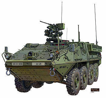 AFVClub Stryker M1126 ICV Plastic Model Armoured Car Kit 1/35 Scale #35126
