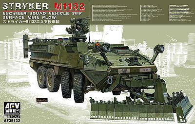 AFVClub Stryker M1132 Engineer Squad Vehicle w/SMP Plastic ModelArmoured Car Kit 1/35 #35132