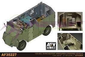 AFVClub AEC Dorchester Armored Command Vehicle (New Tool) Plastic Model Command Vehicle 1/35 #35227