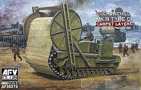 AFVClub Churchill Mk III Type D Carpet Layer Plastic Model Military Vehicle Kit 1/35 Scale #35274