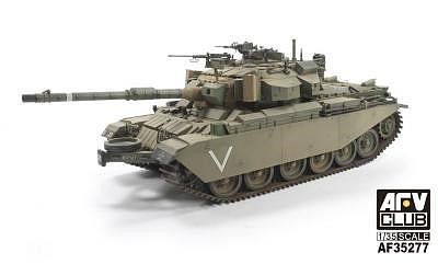 AFVClub IDF Shot Kal Dalet Tank with Battery Ram Plastic Model Military Vehicle 1/35 Scale #35277