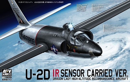 AFVClub U2D IRS Carried Ver Dragon Lady Recon Aircraft Plastic Model Airplane Kit 1/48 Scale #48113