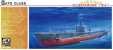 AFVClub USS Gato Class Submarine 1941 Plastic Model Submarine Kit 1/350 Scale #73509