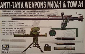 AFVClub Weapons M-40A1 & Tow Plastic Model Weapon Kit 1/35 Scale #af35021
